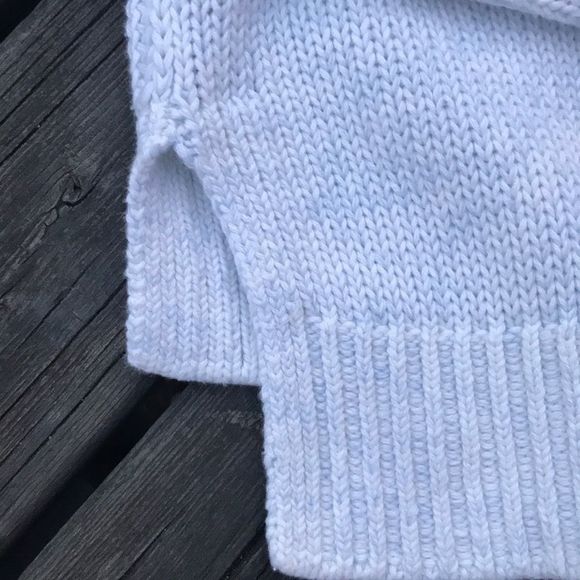 💫4/30 GAP Chunky Knit Gray/Blue Sweater - Picture 5 of 8